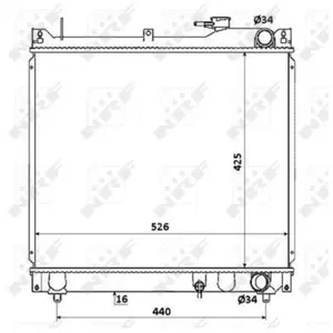 NRF Radiateur pas cher