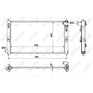 NRF Radiateur pas cher