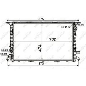 NRF Radiateur pas cher
