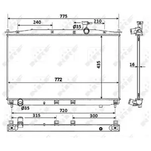 NRF Radiateur pas cher