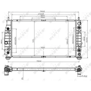 NRF Radiateur pas cher