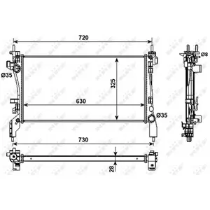 NRF Radiateur pas cher