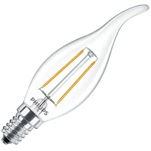 Philips | LED Kaarslamp tip | Kleine fitting E14 | 2W (vervangt 25W) pas cher