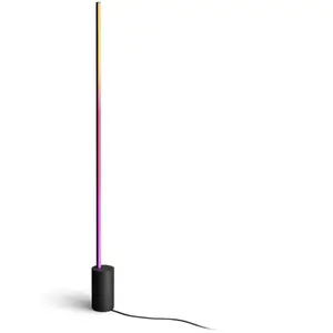 Philips Hue Gradient Signe Lampadaire - Éclairage Blanc et Coloré - Noir