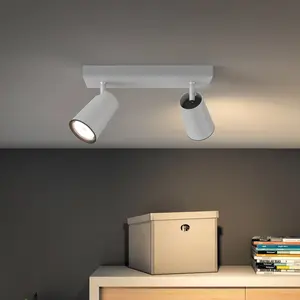 Comparateur de prix : Philips Paisley opbouwspot - 2-lichts - wit