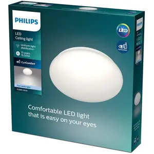 Plafondlamp Philips Moire Wit 17 W Metaal/Plastic (32 x 6,8 cm) (4000 K)