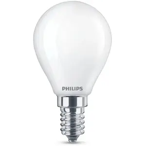 Philips - Ampoule led sphéroïdale EyeComfort - 6,5W - 806 lumens - 6500K - E14 - 93022 pas cher