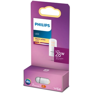 Philips - Ampoule led capsule 2,7W = 28W G4 2700K chaud 12V nd SRT6 pas cher