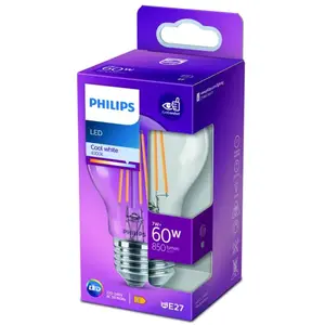 Ampoule LED - PHILIPS - 78400301 - E27 - 7 W - Blanc neutre - A++ pas cher