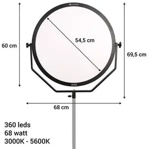 Comparateur de prix : Falcon Eyes Panneau Led Bi-colore Sophiez So-68td Sur Secteur