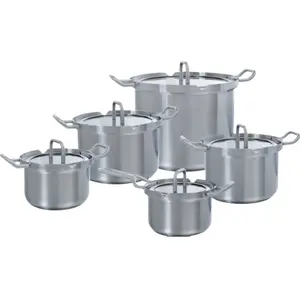 BK Q-linair Master Verre Batterie de Cuisine 5 Pièces B9710.005