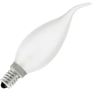 ETH Gloeilamp Kaarslamp met tip | Kleine fitting E14 | 25W Mat pas cher