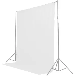 Caruba Film de fond 3x6m Blanc (300 cm, 600 cm), Fond de studio, Blanc pas cher