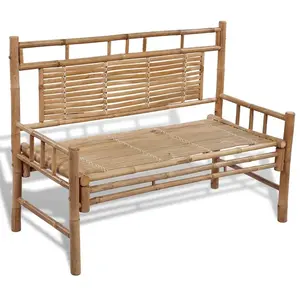 Comparateur de prix : vidaXL Banc de jardin 120 cm Bambou