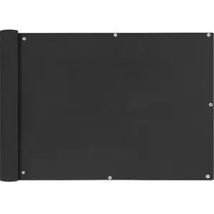 vidaXL Écran de balcon en tissu Oxford 75x400 cm Anthracite pas cher