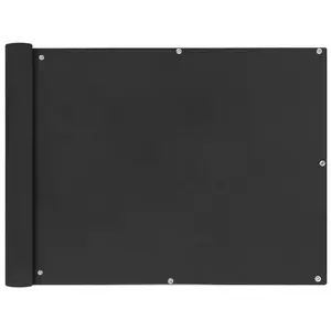 vidaXL Écran de balcon en tissu Oxford anthracite de 90x400 cm