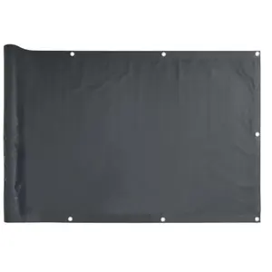 Comparateur de prix : vidaXL Écran de balcon en tissu Oxford 90x600 cm Anthracite