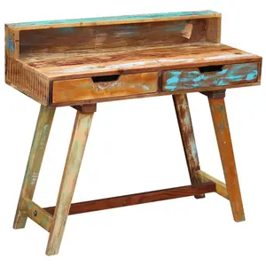 Comparateur de prix : vidaXL Bureau Bois de récupération massif