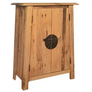 Comparateur de prix : vidaXL Armoire latérale de salle de bain Pin massif 59x32x80 cm