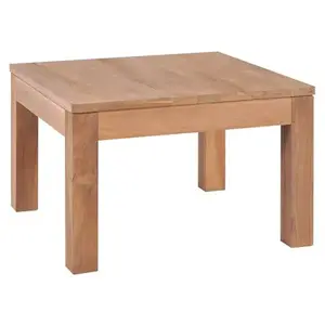 Comparateur de prix : vidaXL Table basse Bois de teck et finition naturelle 60 x 60 x 40 cm