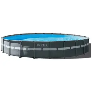 Ensemble de piscine ronde Ultra xtr Frame 732 x 132 cm 26340GN - Intex pas cher