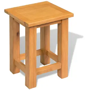 Comparateur de prix : vidaXL Table d'appoint 27 x 24 x 37 cm Bois de chêne massif