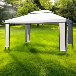 Comparateur de prix : vidaXL Chapiteau de jardin Blanc 3 x 4 m