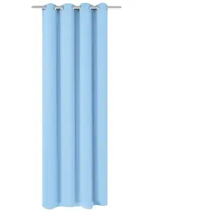 Comparateur de prix : vidaXL Rideau occultant avec oeillets métalliques 270 x 245 cm Turquoise