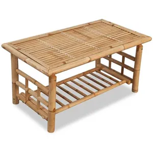 vidaXL Table basse Bambou 90x50x45 cm pas cher