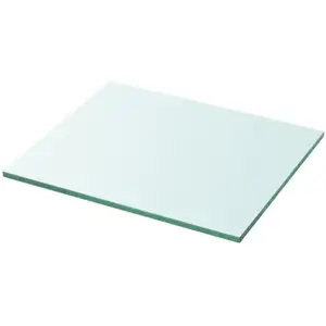 Comparateur de prix : vidaXL Panneau pour étagère Verre transparent 30 x 25 cm