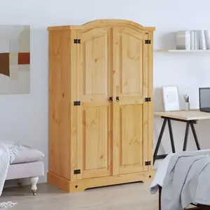 Comparateur de prix : vidaXL Garde-robe avec 2 portes Gamme Corona pin mexicain