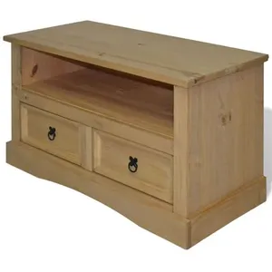 vidaXL Meuble TV Gamme Corona pin mexicain 91x43x56 cm pas cher