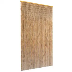 Comparateur de prix : vidaXL Rideau de porte contre insectes Bambou 100 x 200 cm