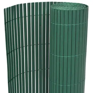 Comparateur de prix : vidaXL Clôture de jardin Double face PVC 90 x 500 cm Vert