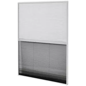 Comparateur de prix : vidaXL Moustiquaire plissée pour fenêtre et store Aluminium 80 x 100cm