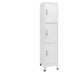 Comparateur de prix : vidaXL Armoire à casier avec 3 compartiments 38x45x180 cm
