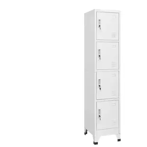 Comparateur de prix : vidaXL Armoire à casier avec 4 compartiments 38x45x180 cm