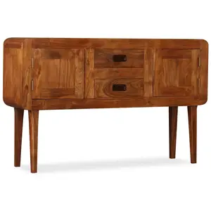 Comparateur de prix : vidaXL Buffet Bois massif avec finition miel 120x30x75 cm