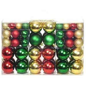 Comparateur de prix : vidaXL Boules de Noël 100 pcs Rouge/Doré/Vert