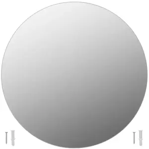 Comparateur de prix : vidaXL Miroir mural 50 cm Rond Verre