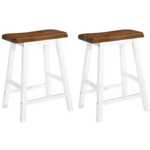 Comparateur de prix : vidaXL Tabourets de bar lot de 2 bois massif