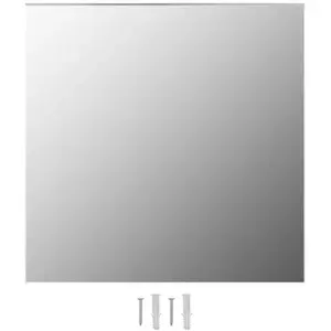Comparateur de prix : vidaXL Miroir mural carré 50 x 50 cm Verre