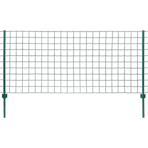 vidaXL Clôture Euro Acier 20x1,2 m Vert pas cher
