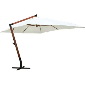 Comparateur de prix : vidaXL Parasol 300 x 400 cm Blanc