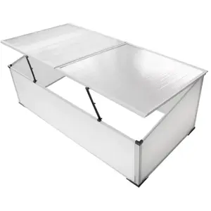 Comparateur de prix : vidaXL Serre froide à 2 couvercles 110x55x41 cm