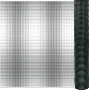 Comparateur de prix : vidaXL Grillage acier galvanisé et revêtement en PVC 10x1 m vert