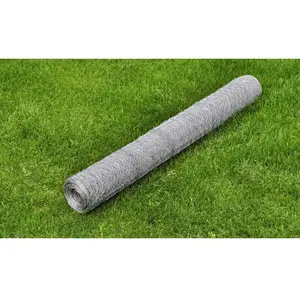 Comparateur de prix : vidaXL Grillage pour volière Acier galvanisé 25 x 1 m Argenté