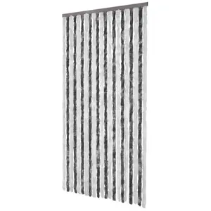 Comparateur de prix : vidaXL Moustiquaire Gris et blanc 100x220 cm Chenille
