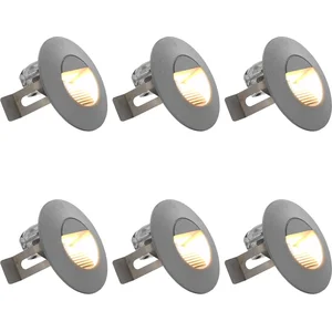 Comparateur de prix : vidaXL LED-buitenwandlampen 6 st 5 W rond zilverkleurig