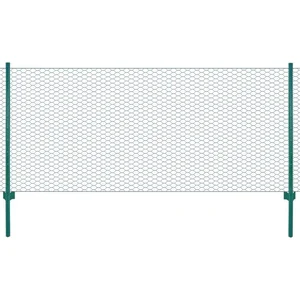 Comparateur de prix : vidaXL Clôture en grillage métallique avec poteaux Acier 25x1 m Vert
